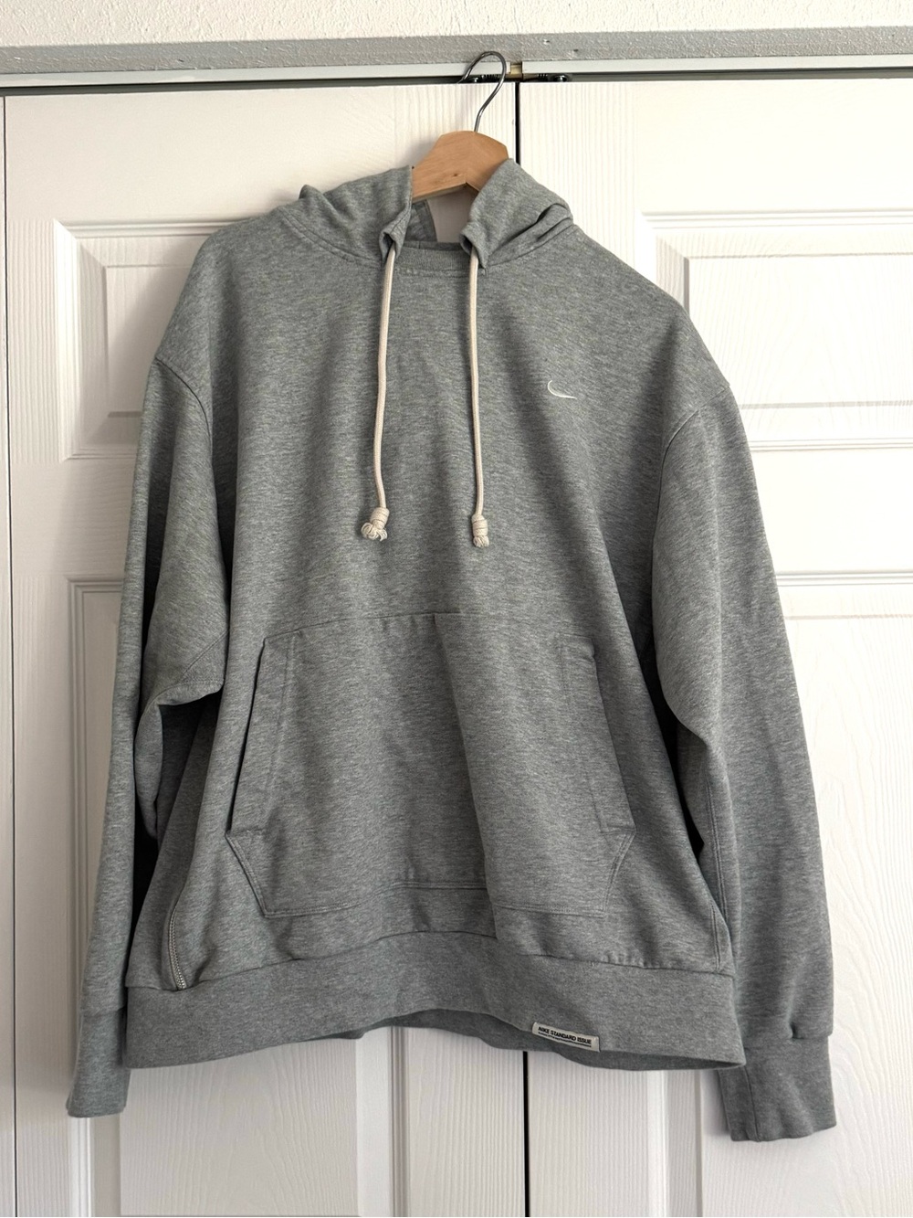 Nike Gray Hooded Pullover Sweatshirt